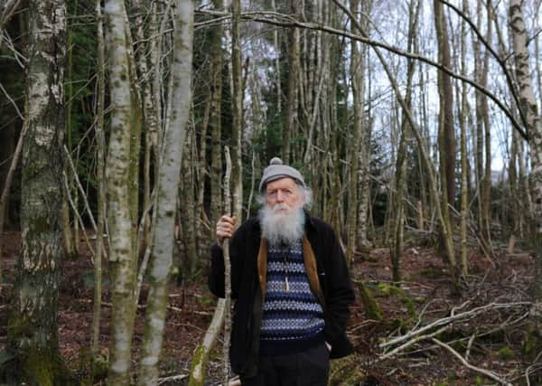 Dr Adam Watson near his home at Crathes, Banchory, Aberdeenshire in 2012