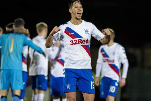 Rangers' Nikola Katic put in an assured performance against Livingston. Picture: SNS/Alan Harvey