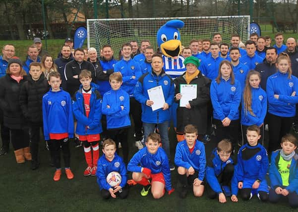 Penicuik Athletic Youth Football Club are petitioning Midlothian Council to relay the astroturf as current one has been graded poor