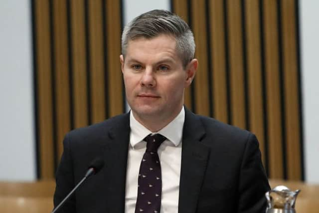 Derek Mackay issued the stark warning yesterday. Pic - Andrew Cowan/Scottish Parliament