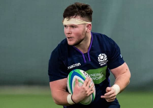 Hooker Ewan Ashman impressed for the hosts. Picture: SNS/SRU