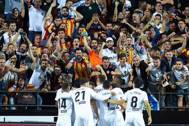 Valencia face Celtic at Parkhead on Thursday night. Picture: Manuel Queimadelos Alonso/Getty