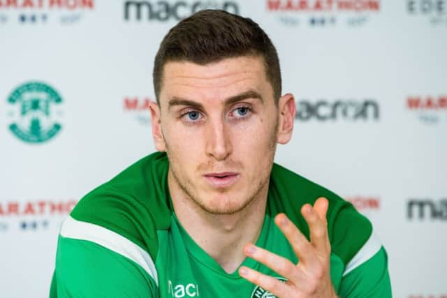 Hibernian's Paul Hanlon. Picture: SNS