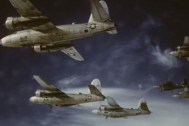 Martin B-26 Marauders of the 441st Squadron, 320th Bombardment Group. Picture: PA