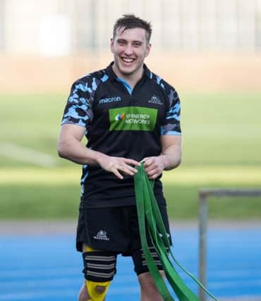 Glasgow Warriors' Matt Fagerson was named man of the match. Picture: SNS/SRU.