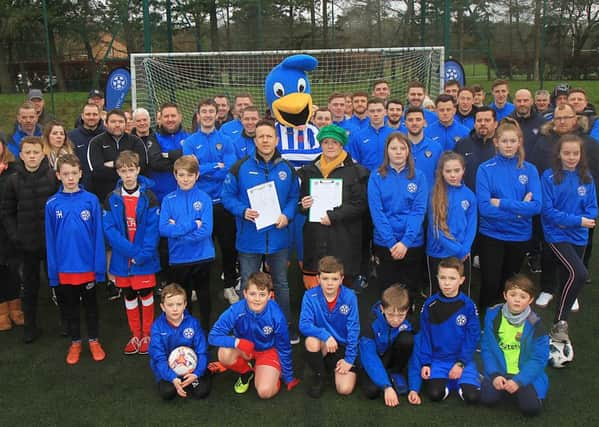 Penicuik Athletic Youth Football Club are petitioning Midlothian Council to relay the astroturf as current one has been graded poor