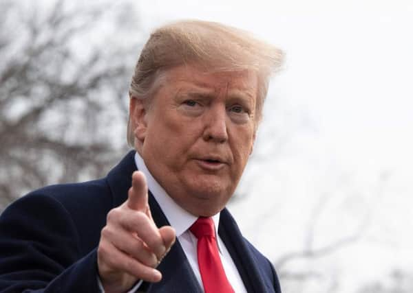 US president Donald Trump. Picture: Jim Watson/AFP/Getty Images