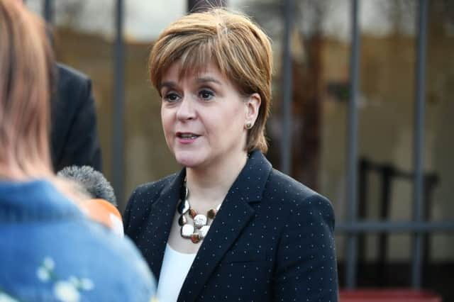 First Minister Nicola Sturgeon. Picture: John Devlin