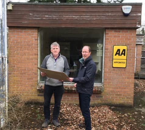 Steve Whiting and David Aird hope to welcome customers to The Glenfarg Inn next year. The Glenfarg Hotel, which contained a bar, closed its doors over three years ago.