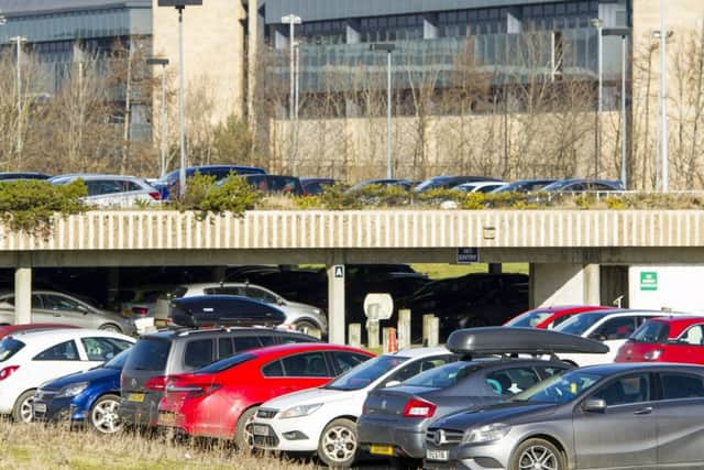 The proposals for a workplace parking levy were carried in the Scottish Governments budget 
Picture Ian Rutherford