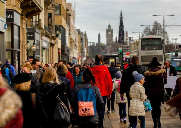 The filming took place on Princes Street over a nine-year period. Picture: TSPL