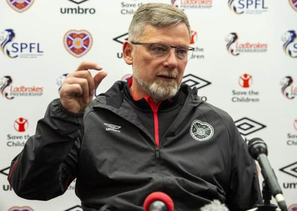 Hearts manager Craig Levein. Picture: SNS