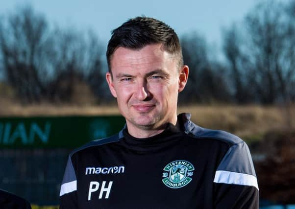 Hibernian manager Paul Heckingbottom. Pic: SNS/Ross Parker