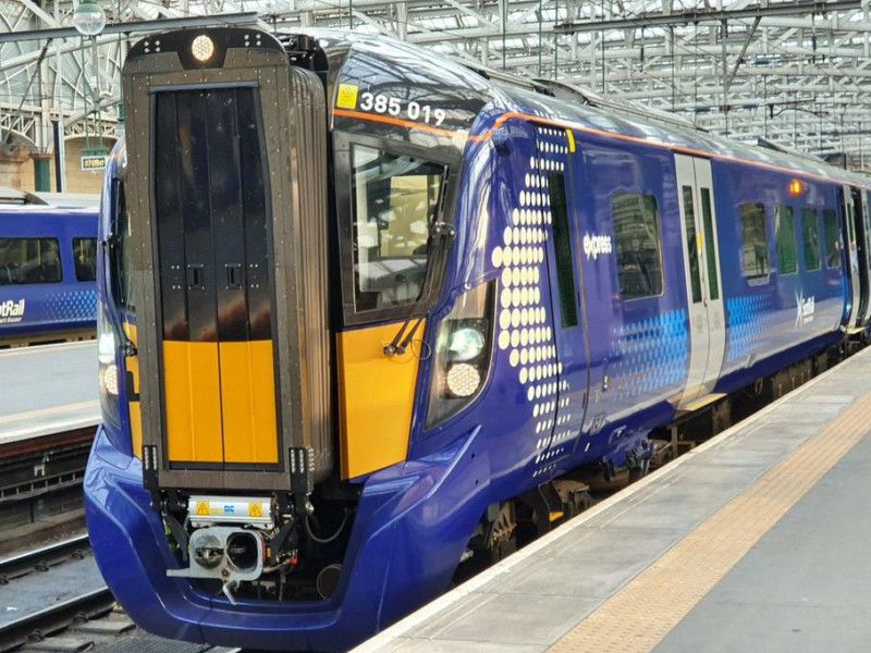 The brand new trains now making it electric on all five Edinburgh