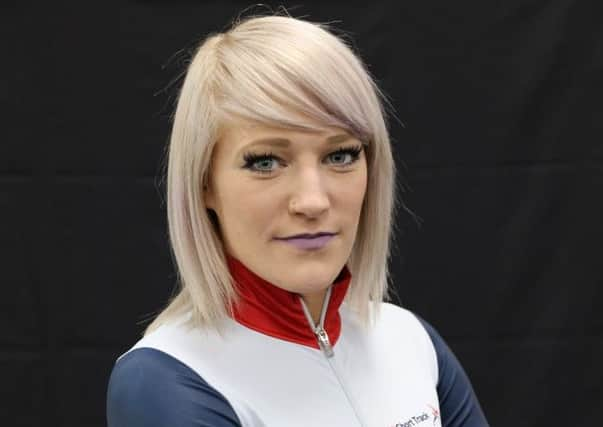 Scottish speed skater Elise Christie.