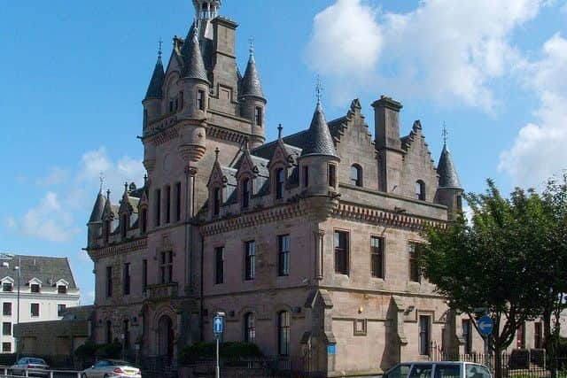 Greenock Sheriff Court. Picture: SATB/JP License