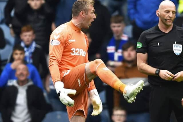 Rangers goalkeeper Allan McGregor. Picture: SNS