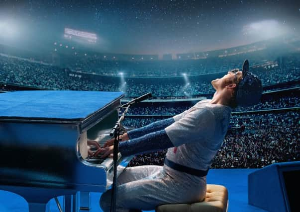 Taron Egerton as Elton John in Rocketman PIC: Paramount Pictures