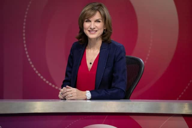 When Question Time host Fiona Bruce asked Elgins SNP supporters to speak, just seven hands went up, says Lesley. Picture: BBC