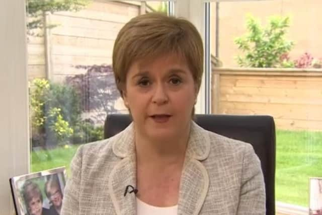 Nicola Sturgeon was speaking on the BBC's Andrew Marr Show