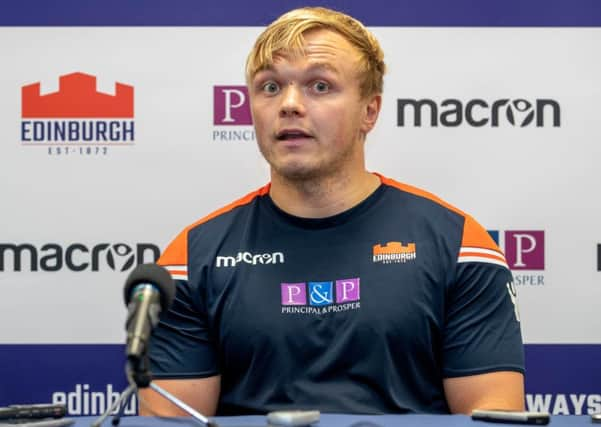 Luke Hamilton has left Edinburgh for Japanese club Red Hurricanes. Picture: SNS