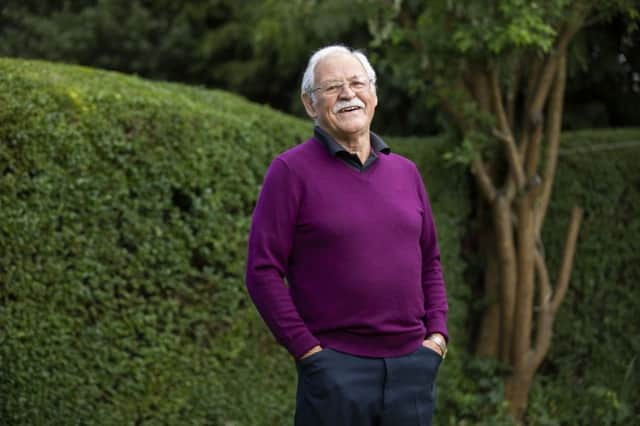 Doug Fraser at his home in Nottingham. Fraser won one of his two Scottish international caps in the first ever meeting between Scotland and Cyprus. Picture: Fabio De Paola