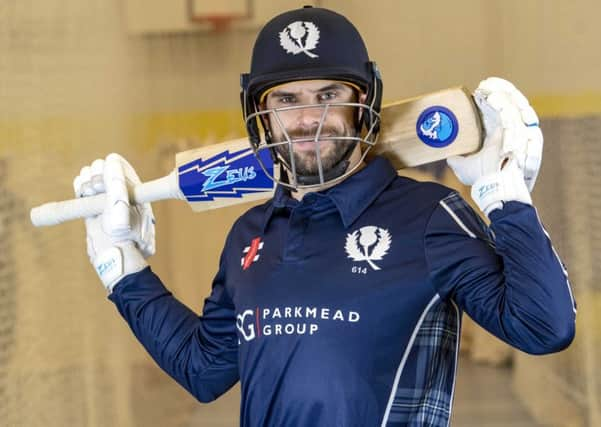 Scotland captain Kyle Coetzer. Picture: Donald MacLeod