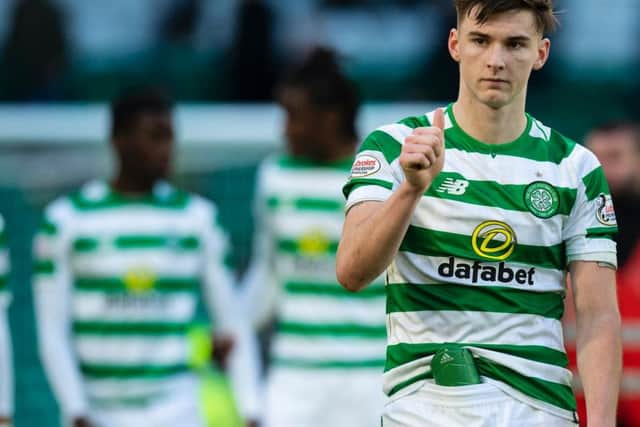 Napoli are interested in Kieran Tierney. Picture: SNS