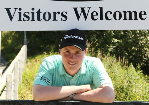 Bob MacIntyre at his home course Glencruitten Golf Club, where his dad Dougie is the greenkeeper.