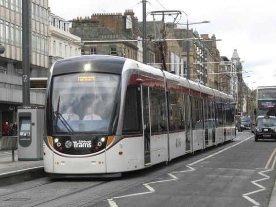 Both accident victims were injured while cycling across tram tracks in the city. Picture: TSPL