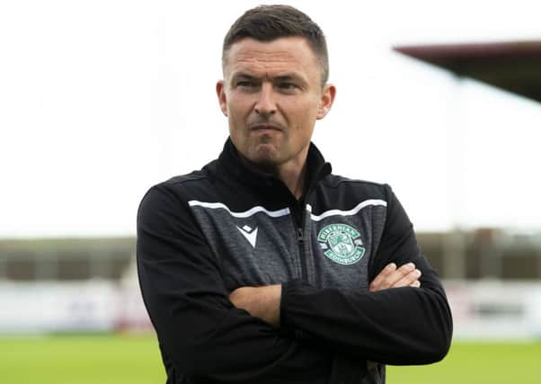 Hibs boss Paul Heckingbottom won't be splashing the cash on transfers. Picture: Ross Parker/SNS