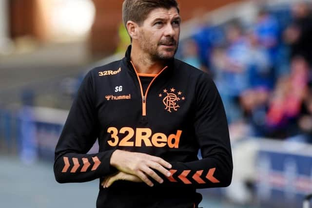 Rangers manager Steven Gerrard.