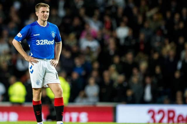 Rangers midfielder Jordan Rossiter.