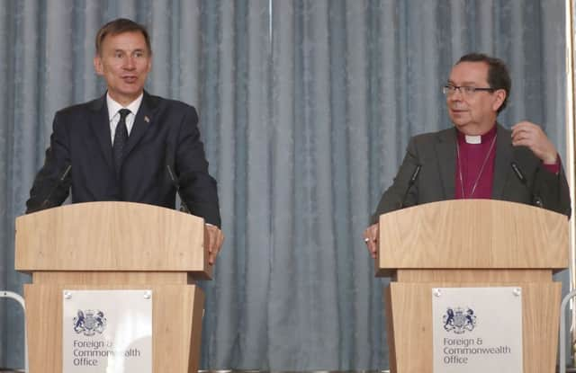 Foreign Secretary Jeremy Hunt. Picture: Alastair Grant/PA Wire