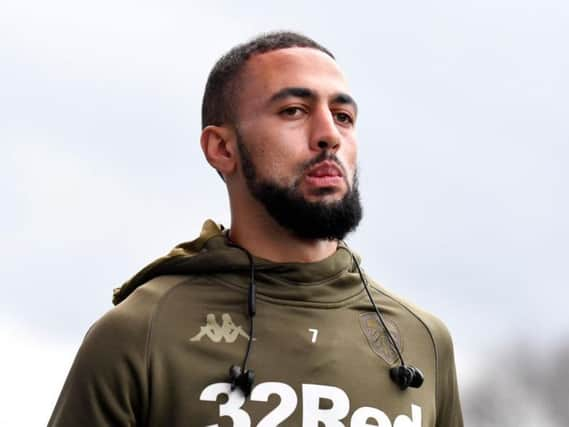 Leeds United striker Kemar Roofe.