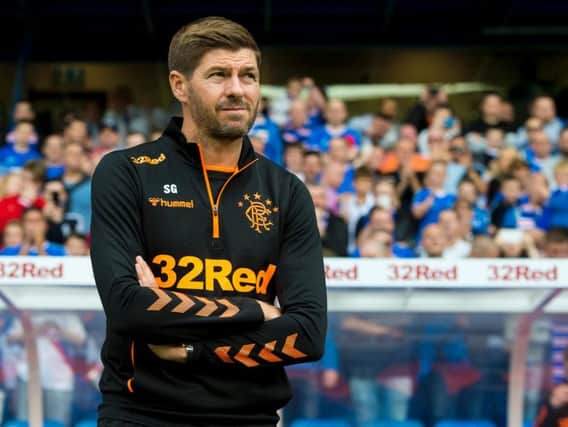 Rangers manager Steven Gerrard