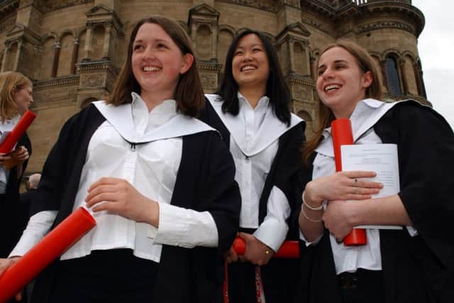 The Westminster government is under fire for its post-Brexit plan, which would allow students to stay for 3 years of study  despite most Scottish degrees lasting 4 years. Picture: TSPL