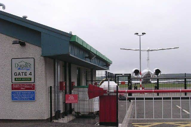 Dundee Airport is built on land reclaimed from the Firth of Tay