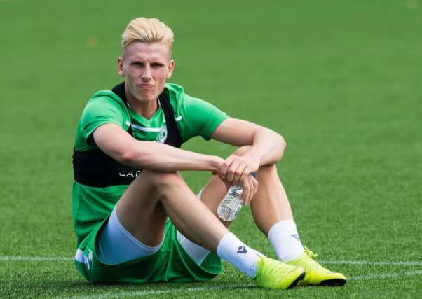 Hibs striker Oli Shaw.