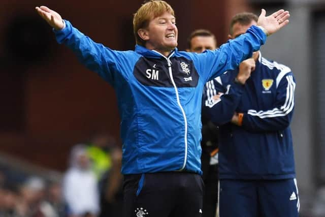 Former Rangers manager Stuart McCall.