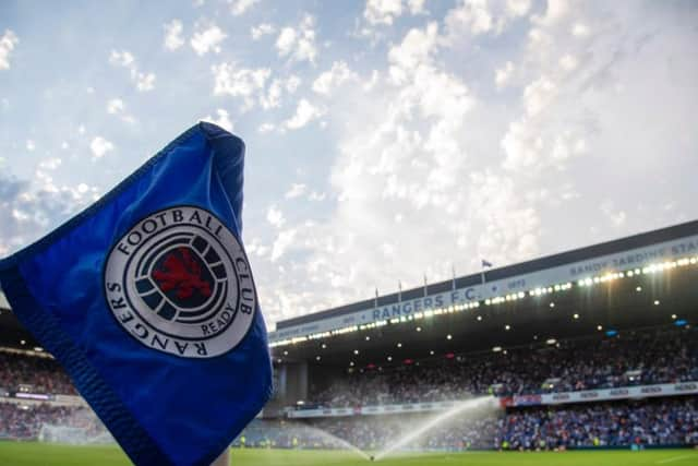 Ibrox Stadium.