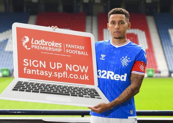 James Tavernier was at Hampden for the Premiership captains photocall. Picture: SNS.