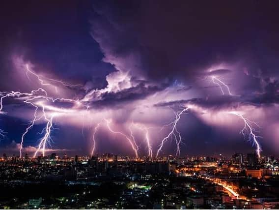 The Met Office has issued two yellow weather warnings for thunderstorms in Scotland, as heavy rain and thunder are set to hit