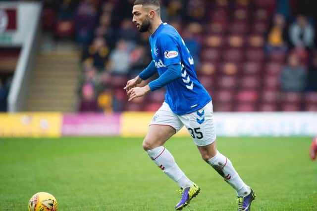 Rangers winger Eros Grezda.