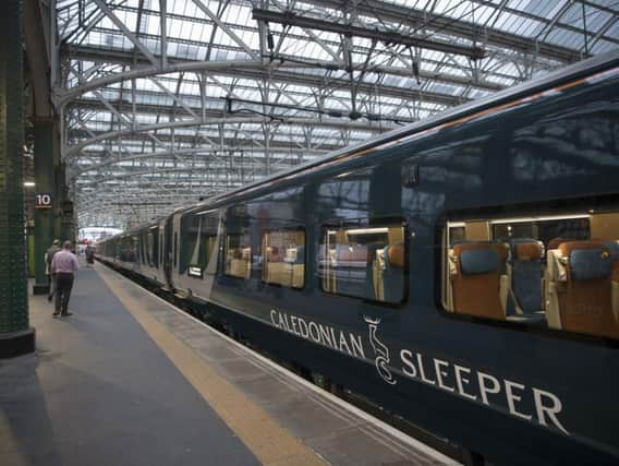 A Caledonian Sleeper service.