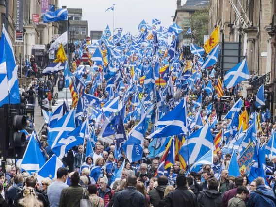 The latest survey found 52 per cent of Scots would vote for independence.  Picture: John Devlin