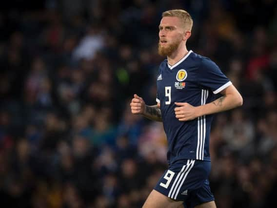 Oli McBurnie had his fun with Celtic's Champions League exit. Picture: SNS