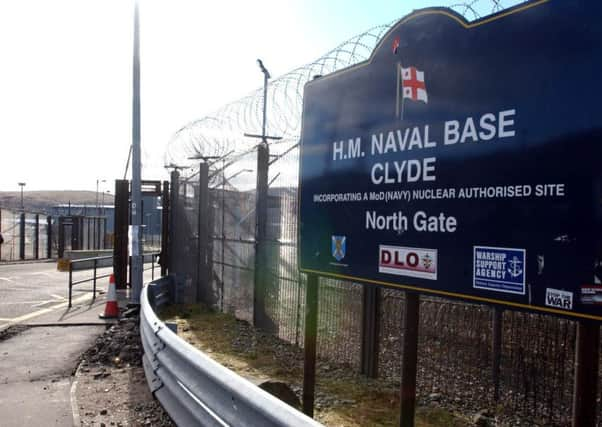 HMNB Clyde is the home of the Royal Navy in Scotland. Picture: Robert Perry