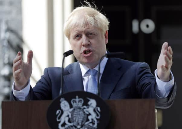 Boris Take Back Control Johnson proroguing parliament is certainly not democracy and I expect our courts to say its not the law, according to Good Law Project director Jolyon Maugham QC. Picture: Frank Augstein/AP