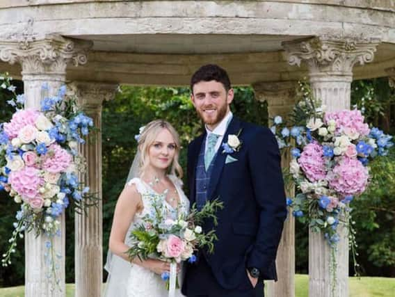 Andrew Harper on his wedding day.